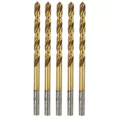 Erbauer Straight Shank Ground HSS Drill Bit 1 x 34mm 5 Pack