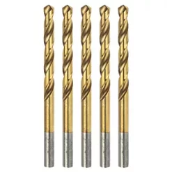 Erbauer Straight Shank Ground HSS Drill Bit 6 x 93mm 5 Pack