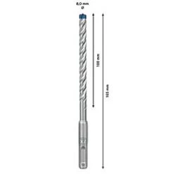 Bosch Expert SDS Plus Shank Drill Bit 8 x 165mm 11 Bosch Expert SDS Plus Shank Drill Bit 8 x 165mm -Drilling Sales Store 218PF A5