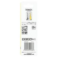 DeWalt DT4904-QZ Straight Shank Cobalt HSS Drill Bits 4 x 75mm 2 Pack -Drilling Sales Store 2390V A3