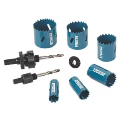 Erbauer 6-Saw Multi-Material Holesaw Set
