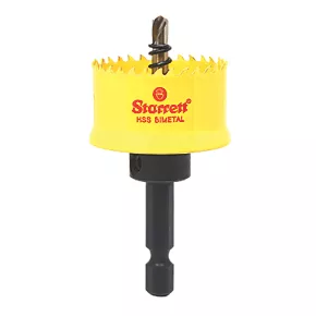 Starrett CSC32 Straight & Hex Shank Multi-Material Bi-Metal Holesaw 32mm 1 Starrett CSC32 Straight & Hex Shank Multi-Material Bi-Metal Holesaw 32mm