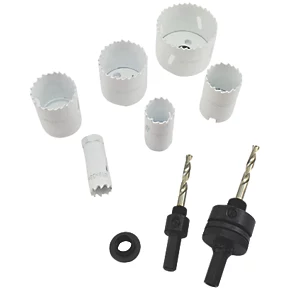 6-Saw Multi-Material Plumbers Bi-Metal Holesaw Set 2 6-Saw Multi-Material Plumbers Bi-Metal Holesaw Set - Image 2