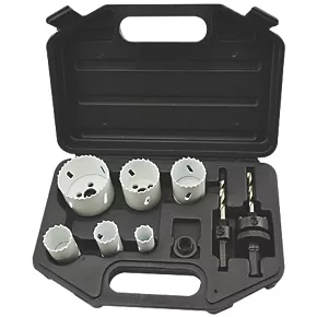 6-Saw Multi-Material Plumbers Bi-Metal Holesaw Set 1 6-Saw Multi-Material Plumbers Bi-Metal Holesaw Set