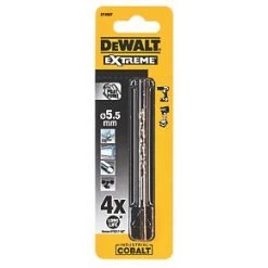 DeWalt DT4907-QZ Hex Shank Cobalt HSS Drill Bits 5.5 x 93mm -Drilling Sales Store 3912V A2