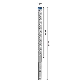 Bosch Expert SDS Plus Shank Drill Bit 12 x 215mm 6 Bosch Expert SDS Plus Shank Drill Bit 12 x 215mm - Image 6