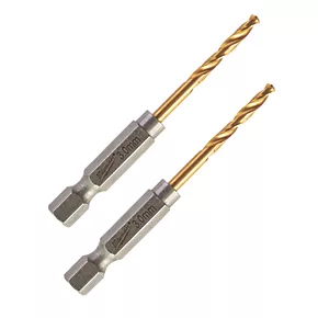 Milwaukee Hex Shank HSS Drill Bit 3 x 65mm 2 Pack 1 Milwaukee Hex Shank HSS Drill Bit 3 x 65mm 2 Pack