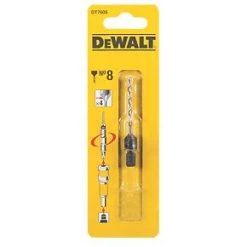 DeWalt Pilot Drill Bit & Countersink 8 x 75mm 6 DeWalt Pilot Drill Bit & Countersink 8 x 75mm -Drilling Sales Store 4546V A2