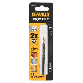 DeWalt EXTREME 2 DT6672-XJ Triangle Shank Masonry Drill Bit 5 x 85mm 3 DeWalt EXTREME 2 DT6672-XJ Triangle Shank Masonry Drill Bit 5 x 85mm - Image 3
