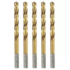 Erbauer Straight Shank Ground HSS Drill Bits 5.5 x 93mm 5 Pack