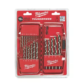 Milwaukee Straight Shank ThunderWeb HSS-G Metal Drill Bit Set 2 Milwaukee Straight Shank ThunderWeb HSS-G Metal Drill Bit Set - Image 2