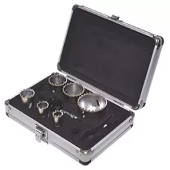 6-Saw Multi-Material Diamond Grit Holesaw Set