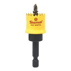 Starrett CSC20 Straight & Hex Shank Multi-Material Bi-Metal Cordless Smooth Cutting Hole Saw 20mm