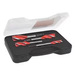 Armeg Wood Beaver 4-Flute Wood Drill Bit Set 165 x 16-32mm