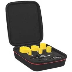 Starrett KFC06021 6-Saw Multi-Material Electricians Fast Cut Holesaw Set -Drilling Sales Store 6852P A2