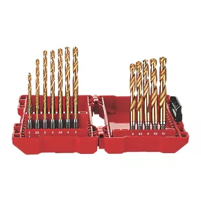 Milwaukee Hex Shank RedHex HSS Metal Drill Bit Set 2 Milwaukee Hex Shank RedHex HSS Metal Drill Bit Set - Image 2