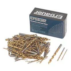 Erbauer Straight Shank HSS Drill Bit Trade Pack