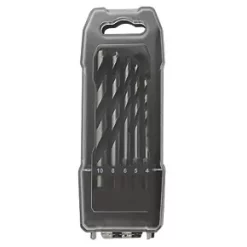 Quick-Change Brad Point Wood Bit Set