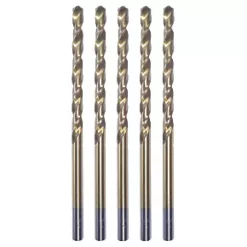 Erbauer Straight Shank HSS Long Drill Bits 6 x 139mm 5 Pack