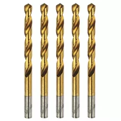 Erbauer Straight Shank Ground HSS Drill Bits 8 x 117mm 5 Pack