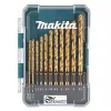 Makita D-72855 D-72855 Straight Shank HSS TiN Drill Bit Eco Set
