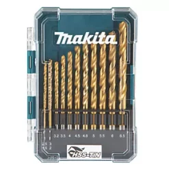 Makita D-72855 D-72855 Straight Shank HSS TiN Drill Bit Eco Set
