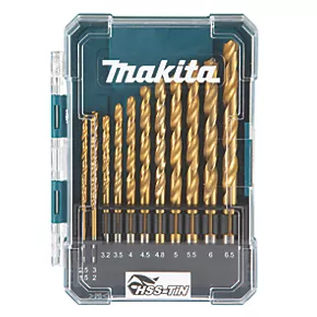 Makita D-72855 D-72855 Straight Shank HSS TiN Drill Bit Eco Set 1 Makita D-72855 D-72855 Straight Shank HSS TiN Drill Bit Eco Set