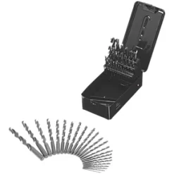 Straight Shank HSS Drill Bit Set 9 Straight Shank HSS Drill Bit Set -Drilling Sales Store 8175V A4