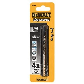 DeWalt DT4908-QZ Hex Shank Cobalt HSS Drill Bits 6 x 93mm 3 DeWalt DT4908-QZ Hex Shank Cobalt HSS Drill Bits 6 x 93mm - Image 3