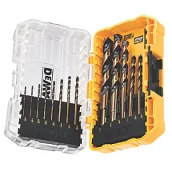 DeWalt Straight Shank Black & Gold Metal Drilling Set