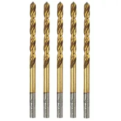 Erbauer Straight Shank Ground HSS Drill Bits 3.5 x 70mm 5 Pack