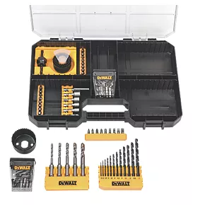 DeWalt High Performance TSTAK IV Drawer Compatible DT71583-QZ Hex, Round & SDS Plus Shank Drill Driver Set 1 DeWalt High Performance TSTAK IV Drawer Compatible DT71583-QZ Hex, Round & SDS Plus Shank Drill Driver Set