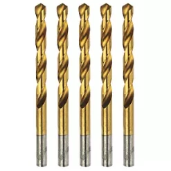 Erbauer Straight Shank Ground HSS Drill Bits 13 x 151mm 5 Pack