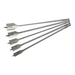 Erbauer Extra Long Flat Wood Drill Bit Set