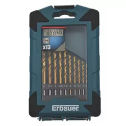 Erbauer Straight Shank HSS Drill Bits