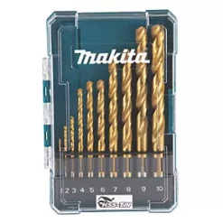 Makita D-72849 Straight Shank HSS TiN Drill Bit Eco Set