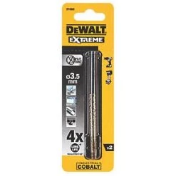 DeWalt DT4903-QZ Straight Shank Cobalt HSS Drill Bit 3.5 x 70mm 2 Pack -Drilling Sales Store 9720V A2